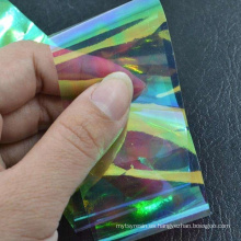 2021 Piezas de vidrio de espejo de azúcar irregular pegatinas aurora para arte de uñas decoración de uñas